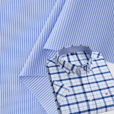 Tejido de camisa formal de fácil mantenimiento para uniformes y camisas de oficina 120 g/m²