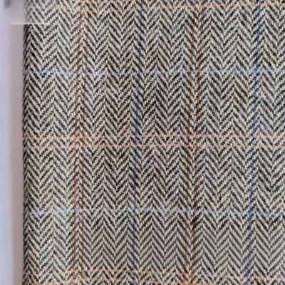 225 GSM Herringbone 50% de lana, abrigo, traje de tela, elegancia atemporal con un estilo europeo noble