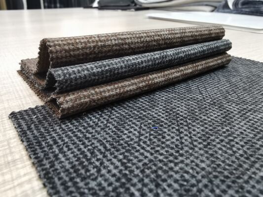 400GSM Yarn Dyed Plaid Suit Fabric | 39% Rayon, 56% Polyester, 5% Spandex Business Suit Fabric, Winter Suit Fabric,