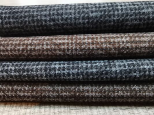 400GSM Yarn Dyed Plaid Suit Fabric | 39% Rayon, 56% Polyester, 5% Spandex Business Suit Fabric, Winter Suit Fabric,
