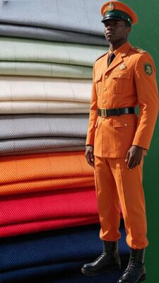 Anti-Static Wrinkle-Resistant 210gsm Uniform Fabric for Professional Workwear