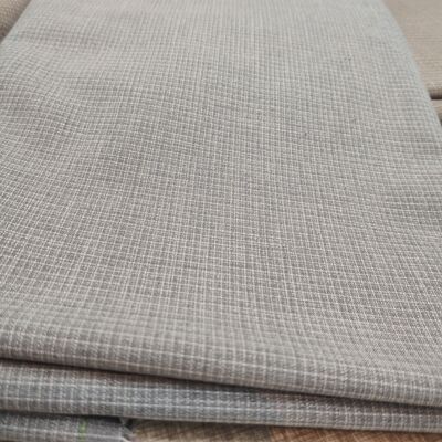 240 gramos TR Tejido de traje con patrón de chequeo sutil - 85% Poliéster 11% Rayón 4% Tejido uniforme de spandex
