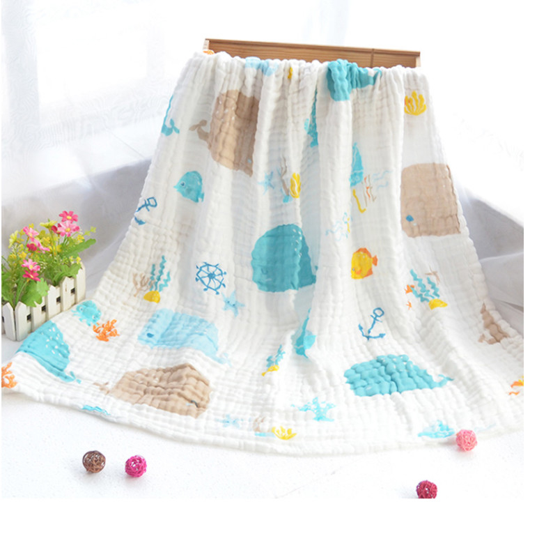 Abrigo termostático impreso reactivo de la envoltura de Gauze Fabric 210gsm del modelo vivo para recién nacido