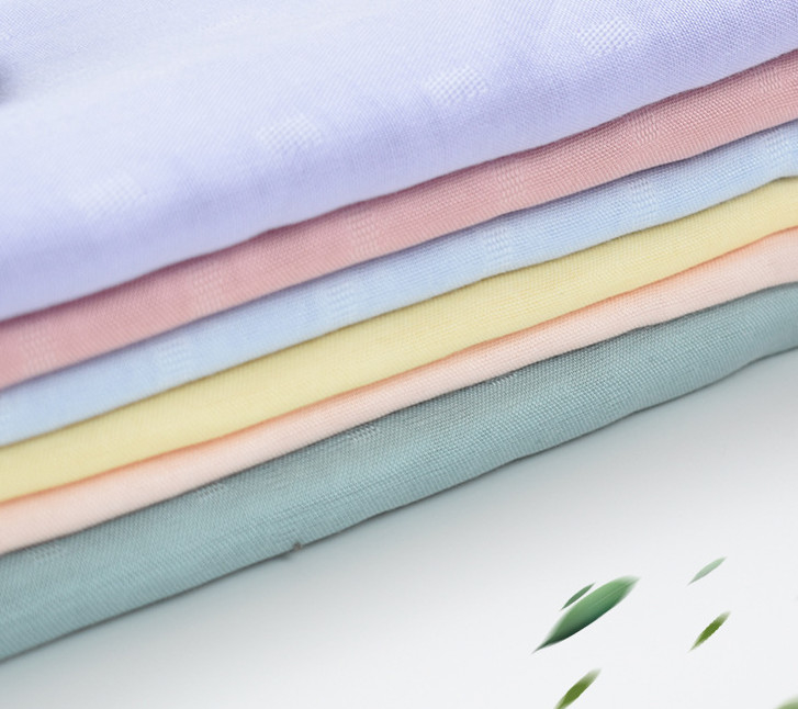 Pañal clasificado Gauze Fabric de los niños de la tela de algodón del telar jacquar del modelo 40S 150gsm