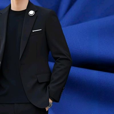 48% poliéster 29% rayón 19% lana 220gm Tejido de material comercial